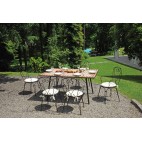 Sedia da giardino in ferro con braccioli Greenwood Stresa CHF 04