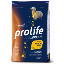 Crocchette per cani Prolife dual fresh bufalo,...