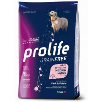 Crocchette per cani Prolife sensitive grain free...