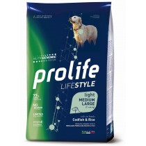 Crocchette per cani Prolife life style adult light...