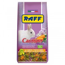 Mangime per conigli Raff carotino flowers 800 grammi