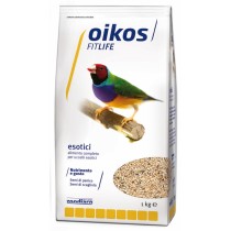 Oikos Fitlife alimento completo per uccelli esotici 1 Kg