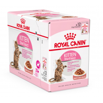 Royal Canin Kitten Sterilised in salsa 85 grammi confezione da 12 cibo umido per gatti