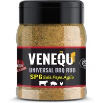 Rub universale insaporitore carne per barbecue Venequ SPG (sale, pepe, aglio) 150 g