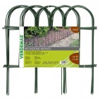 Bordura giardino recinzione ad arco in metallo Verdemax 3429