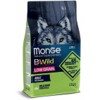 Crocchette per cani Monge all breeds adult low grain cinghiale 12 Kg