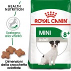 Crocchette per cani Royal Canin mini adult 8+ 2 Kg