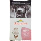 Crocchette per cani Almo nature holistic medium puppy pollo e riso 12 Kg