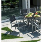 Sedia da giardino Greenwood Amalfi CHY 01 alluminio argento
