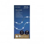 Luci di Natale micro led Kaemingk bianco freddo 95 cm