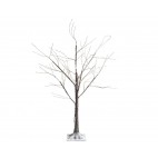 Albero di Natale da esterno illuminato bianco caldo Kaemingk 150 cm