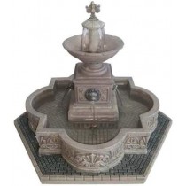 Lemax Modular Plaza Fountain villaggio di Natale