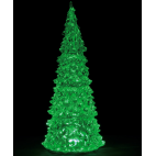 Lemax Crystal Lighted Tree 3 colori villaggio di Natale