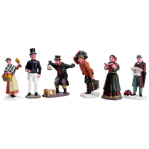 Lemax Townsfolk villaggio di Natale set 6 pezzi