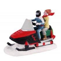 Lemax snowmobile villaggio di Natale