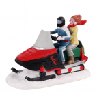 Lemax snowmobile villaggio di Natale