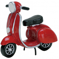 Lemax red moped villaggio di Natale