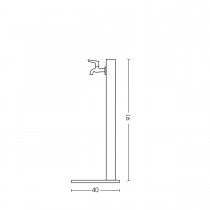 Fontana da giardino Bel-Fer 42/QBM con base in cemento