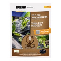 Telo pacciamatura biodegradabile nero Stocker 1,4X5...