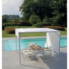 Pergola giardino Greenwood GAZ 508 con tetto scorrevole