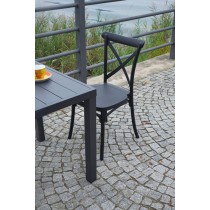 Sedia da giardino Greenwood Trattoria CC 58A color antracite