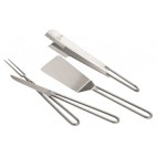 Kit accessori da cucina Planet in acciaio inox KIT.4.ACC