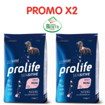 Crocchette per cani Prolife Sensitive Adult Mini...