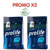 Crocchette per cani Prolife smart puppy pollo e riso...