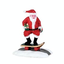 Lemax villaggio di Natale skateboard Santa